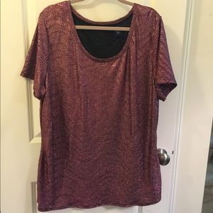 NWOT sparkle glimmer blouse